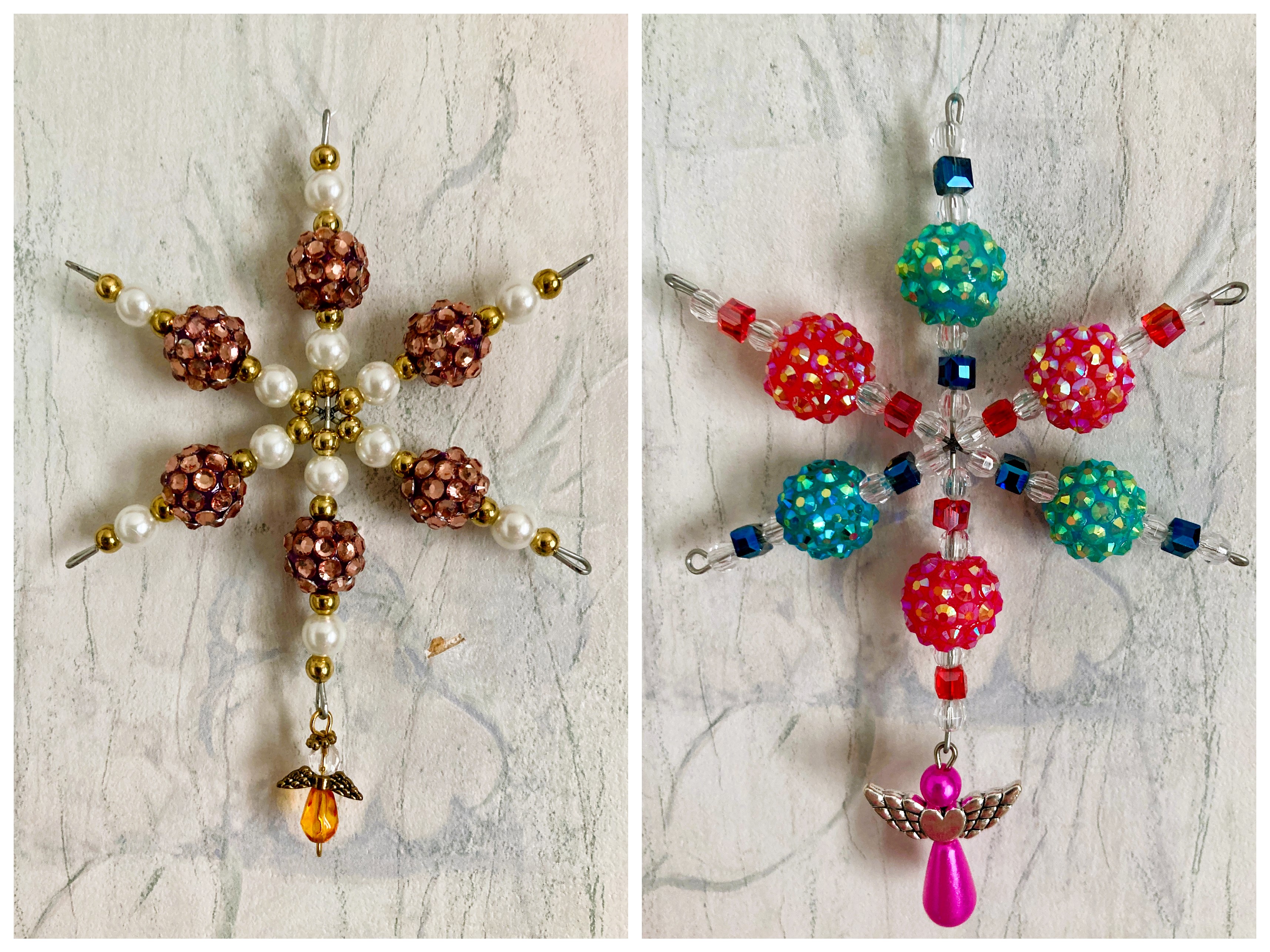 Two Berry Bead Ornaments