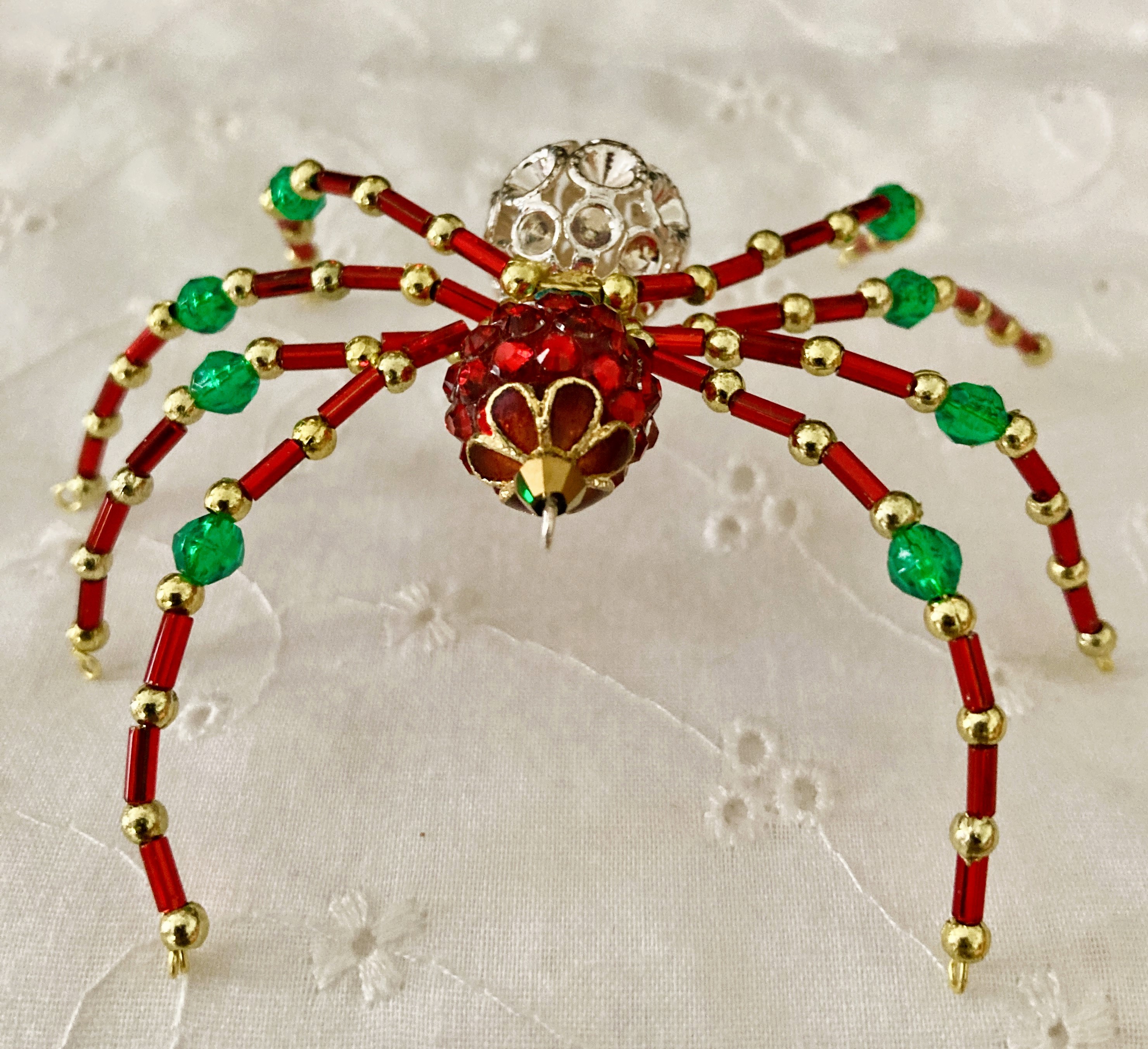Christmas Beaded Spider
