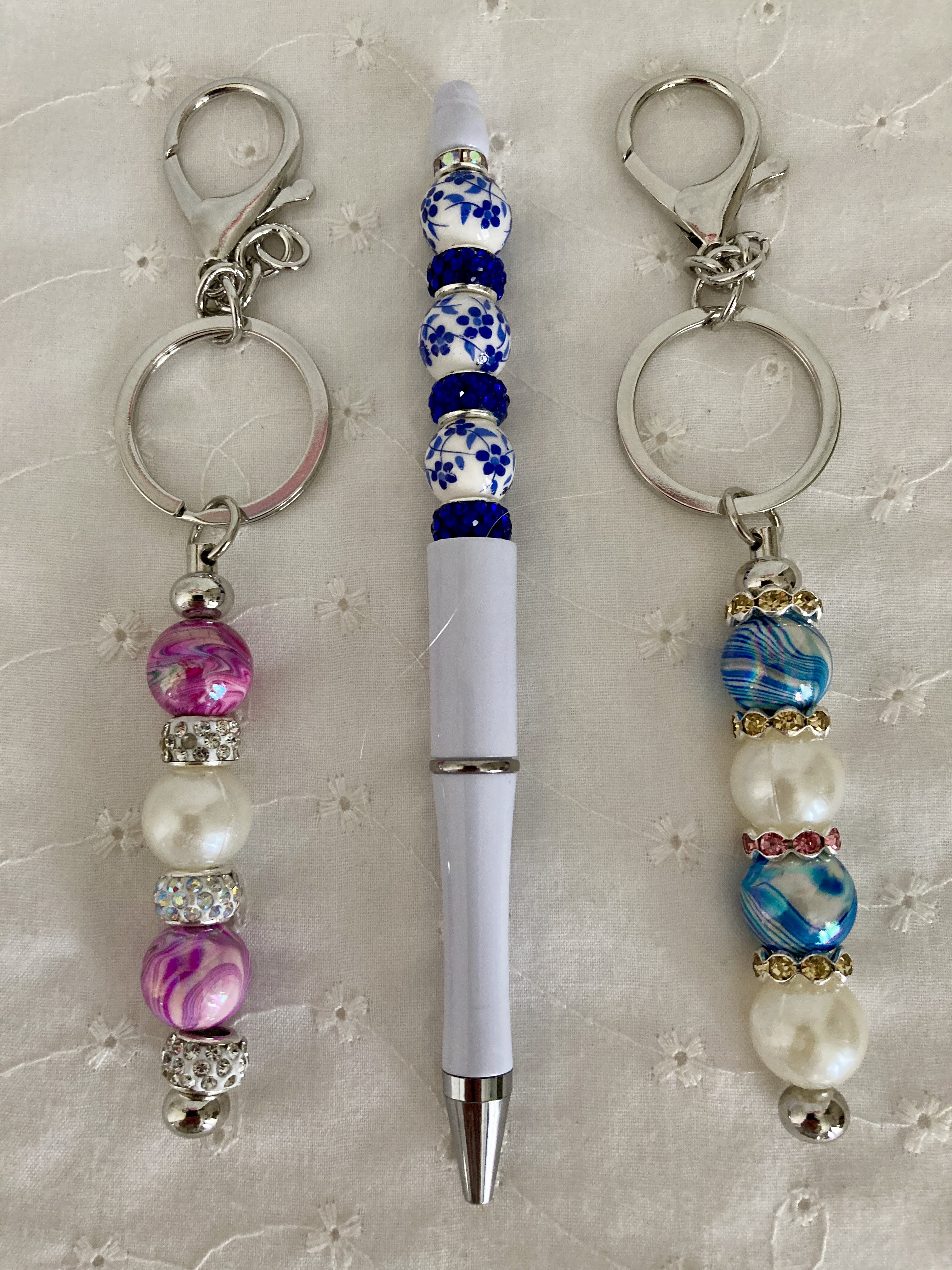 Beaded Pen and Key Chains