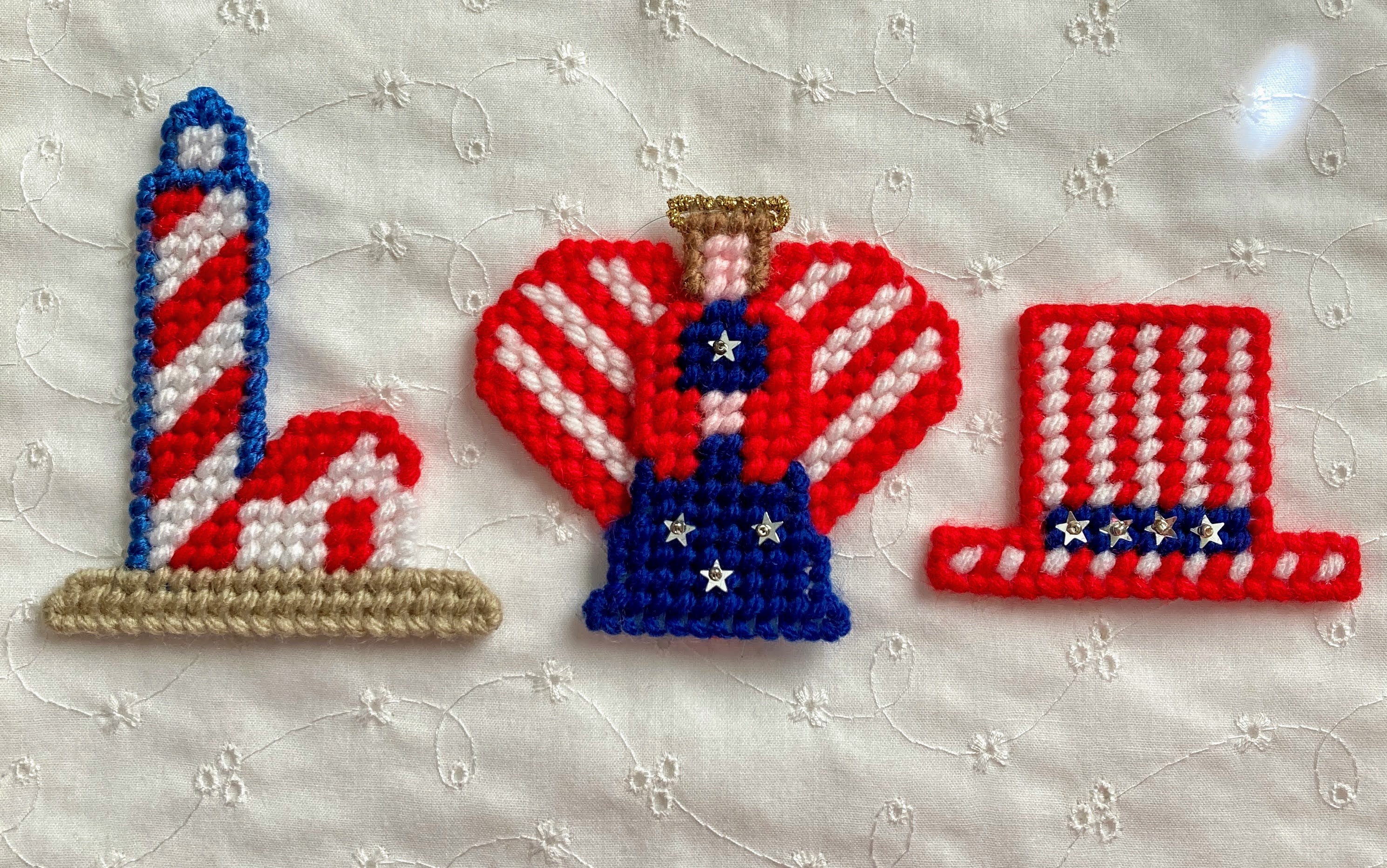 Plastic Canvas Magnets